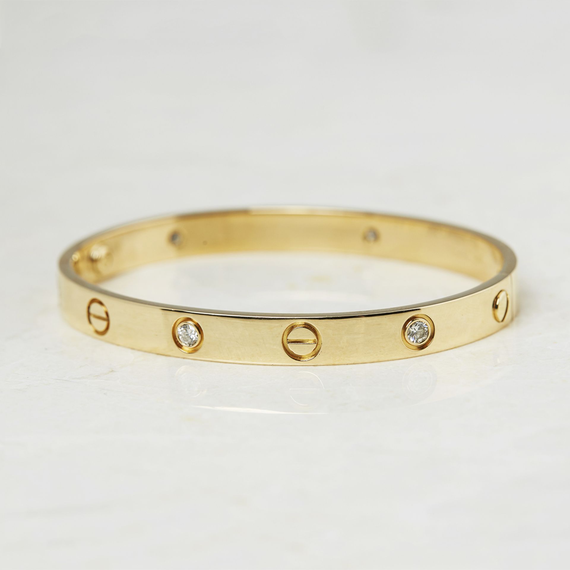 Cartier, 18k Yellow Gold 6 Diamond Love Bracelet B6026417