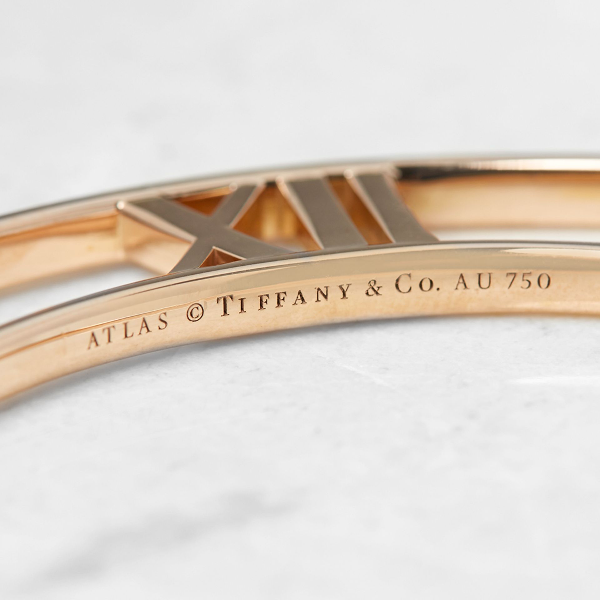 Tiffany & Co., 18k Rose Gold Large Atlas Necklace - Image 6 of 7