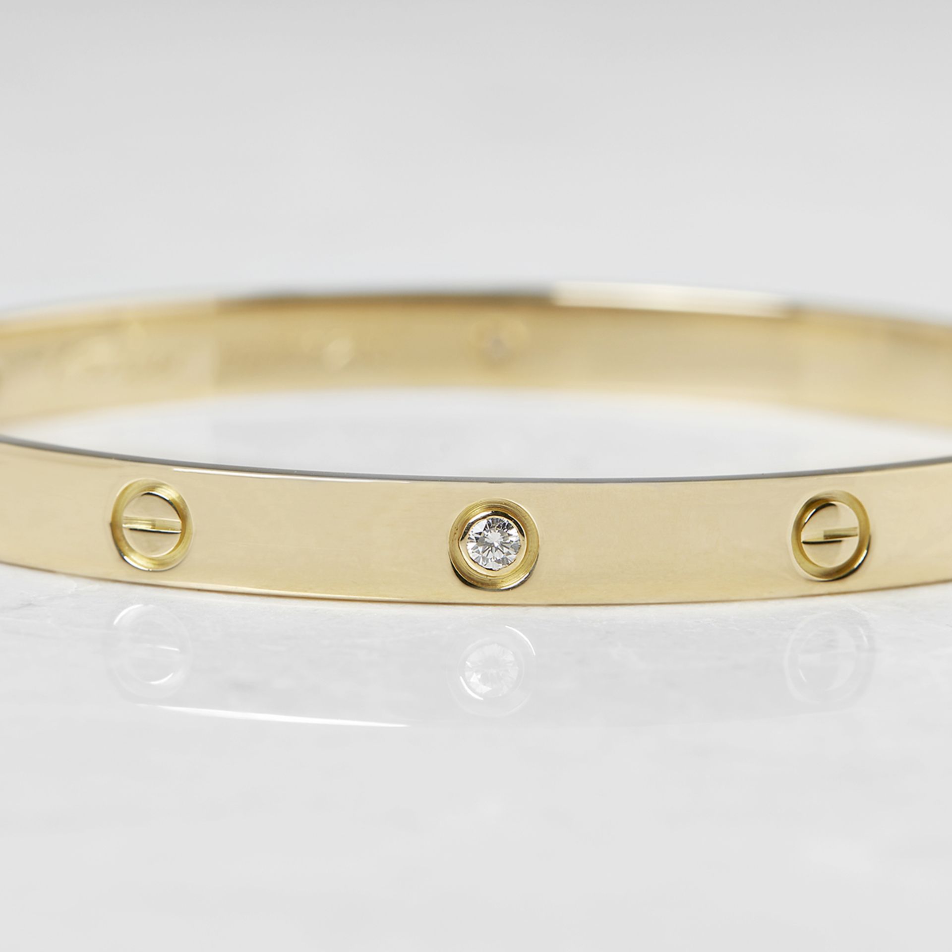 Cartier, 18k Yellow Gold 6 Diamond Love Bracelet B6026417 - Image 3 of 8
