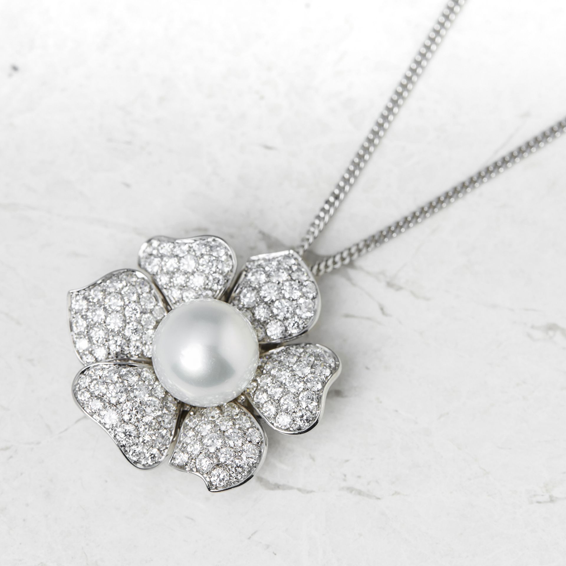 Picchiotti, 18k White Gold South Sea Pearl & 3.60ct Diamond Necklace - Image 2 of 6