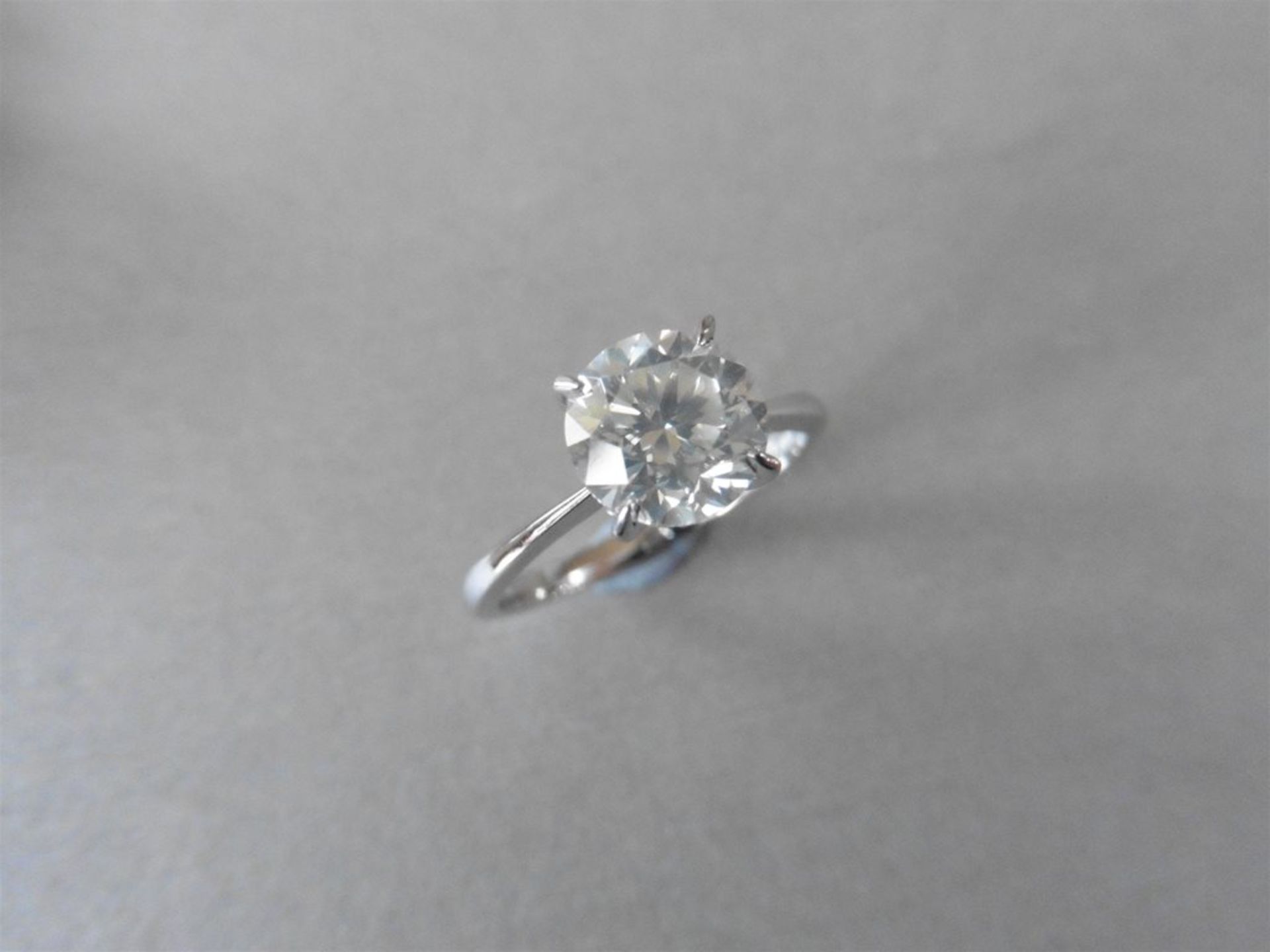 1.50ct Diamond solitaire ring. Set in 18ct white gold, size M. H colour, si3 clarity ( enhanced sto