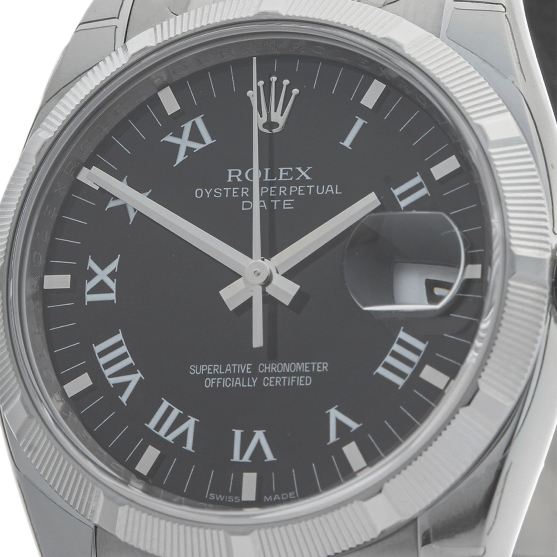 Rolex Oyster Perpetual Date Stainless Steel 115210 34mm