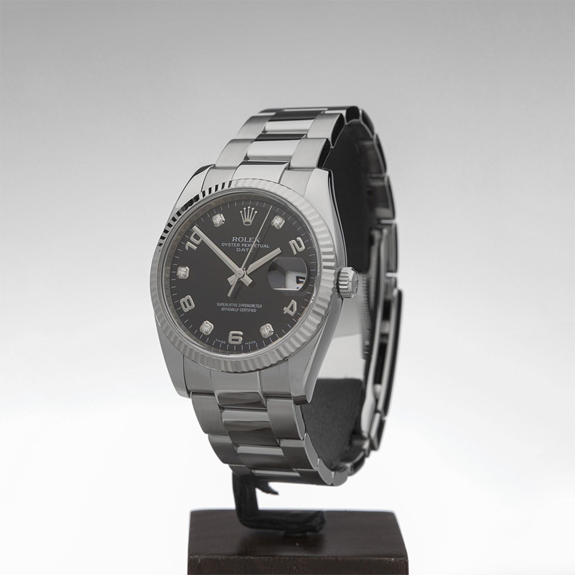 Rolex Oyster Perpetual Date 34mm Stainless Steel 115234 - Image 3 of 9