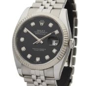 Rolex Datejust 36mm Stainless steel & 18k white gold 116234