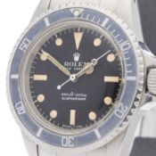 Rolex Submariner Serif Dial 40mm Stainless Steel 5513