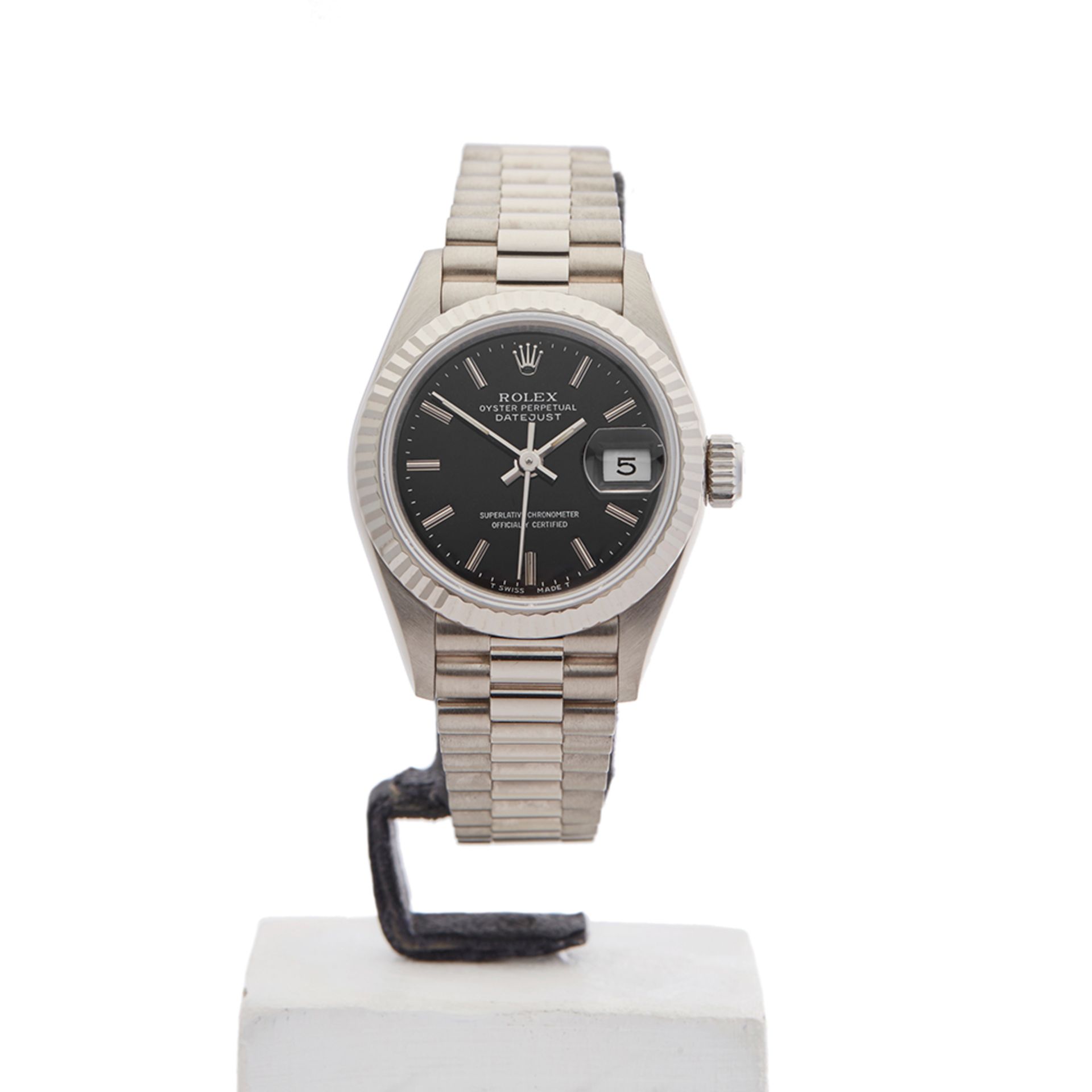 Rolex Datejust 26mm 18k White Gold 69179 - Image 2 of 9