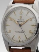 Rolex Vintage Bubble Back 32mm Stainless Steel 6050