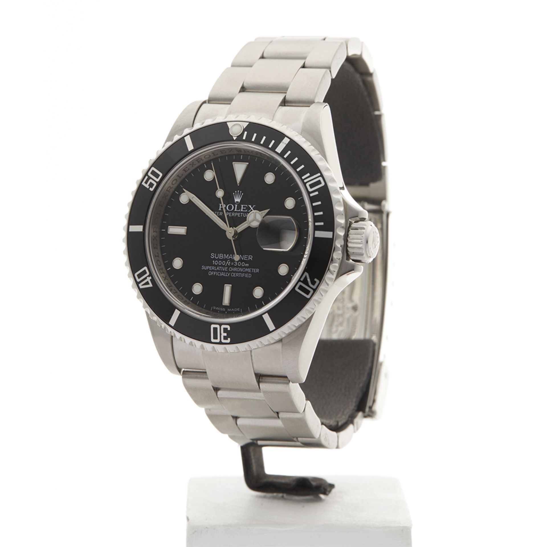 Rolex Submariner 40mm Stainless Steel 16610 - Image 3 of 9