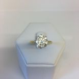 18ct Yellow Gold 3.70ct Brilliant Cut Diamond Ring