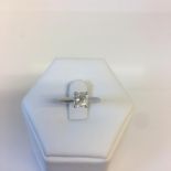 *NEXT BID WINS* Platinum 0.75ct Princess Cut Diamond Solitaire Ring