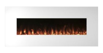 true flame wall mounted electric fire brand white new and boxed