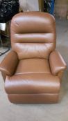 penrith power recliner by HSL in calvados colour (see picture)in vgc