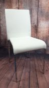 5 X Elise Dining Chairs White