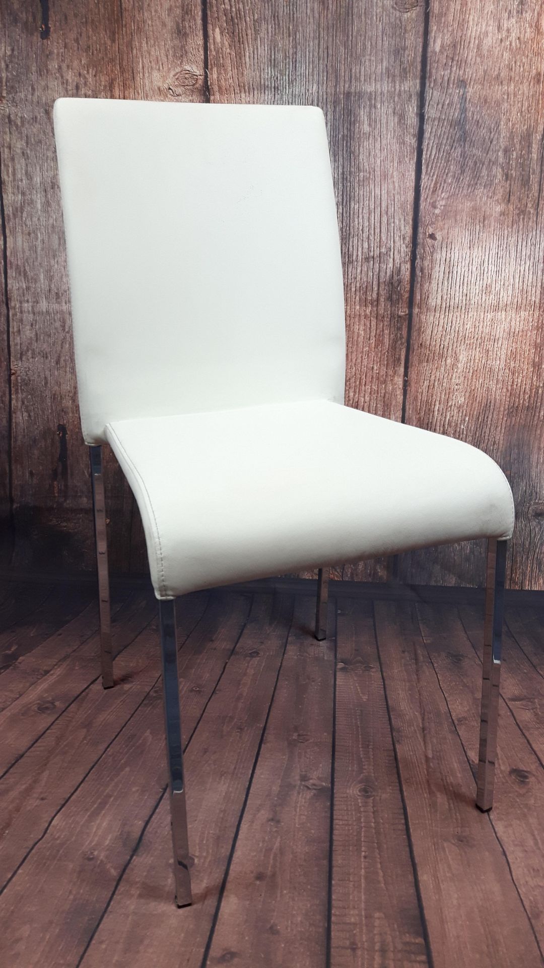 6 X Elise Dining Chairs White