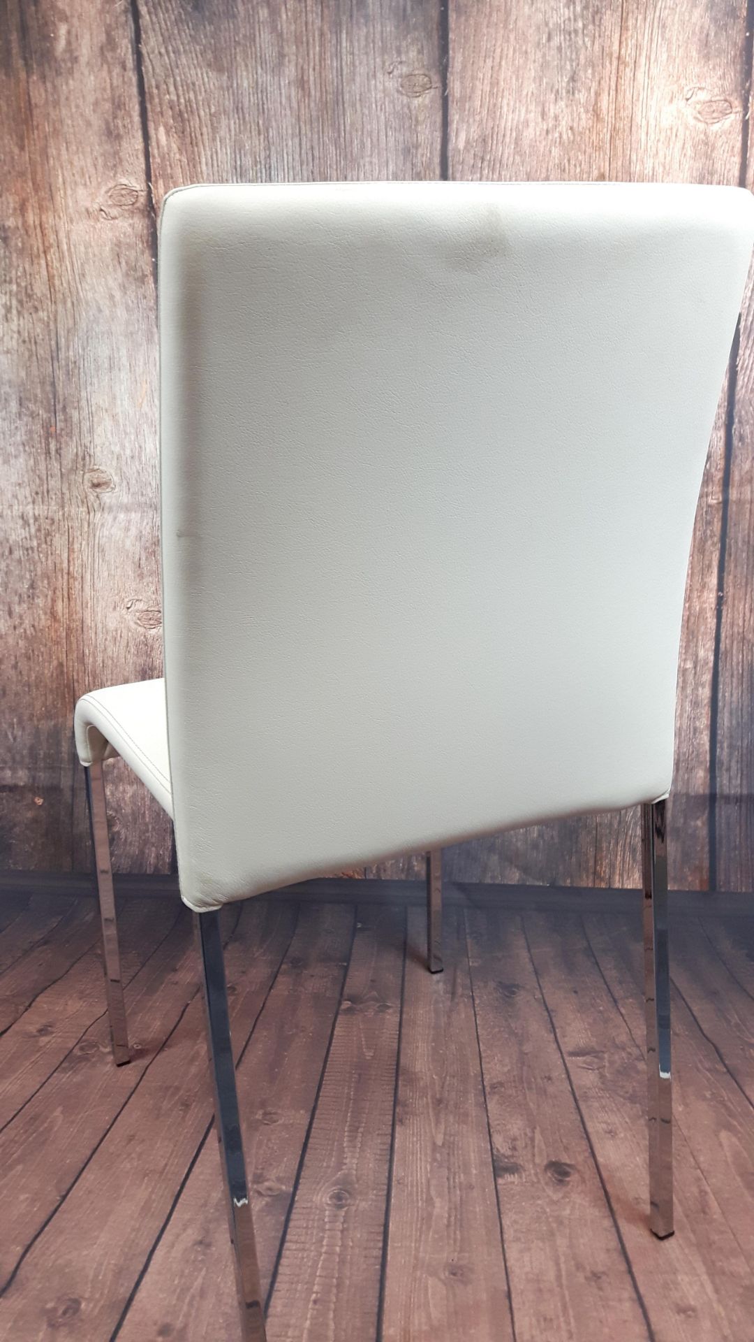 6 X Elise Dining Chairs White - Image 3 of 7