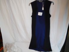 kneese dress black/blue size T:48 retail price £465