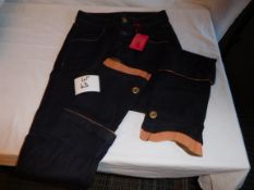 cutmore supreme denim jeans size T:27 retail price £190