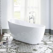 (T1) 1520mmx720mm Willow Freestanding Bath. RRP £1,499. Freestanding Range Create the perfect