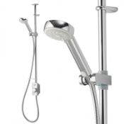 (T32) Aqualisa Visage Digital Concealed Shower with Adjustable Head - Gravity Pumped. RRP £999.99.