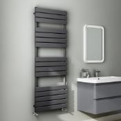 (T24) 1600x600mm Anthracite Flat Panel Ladder Towel Radiator. RRP £474.99. Attention to detail is