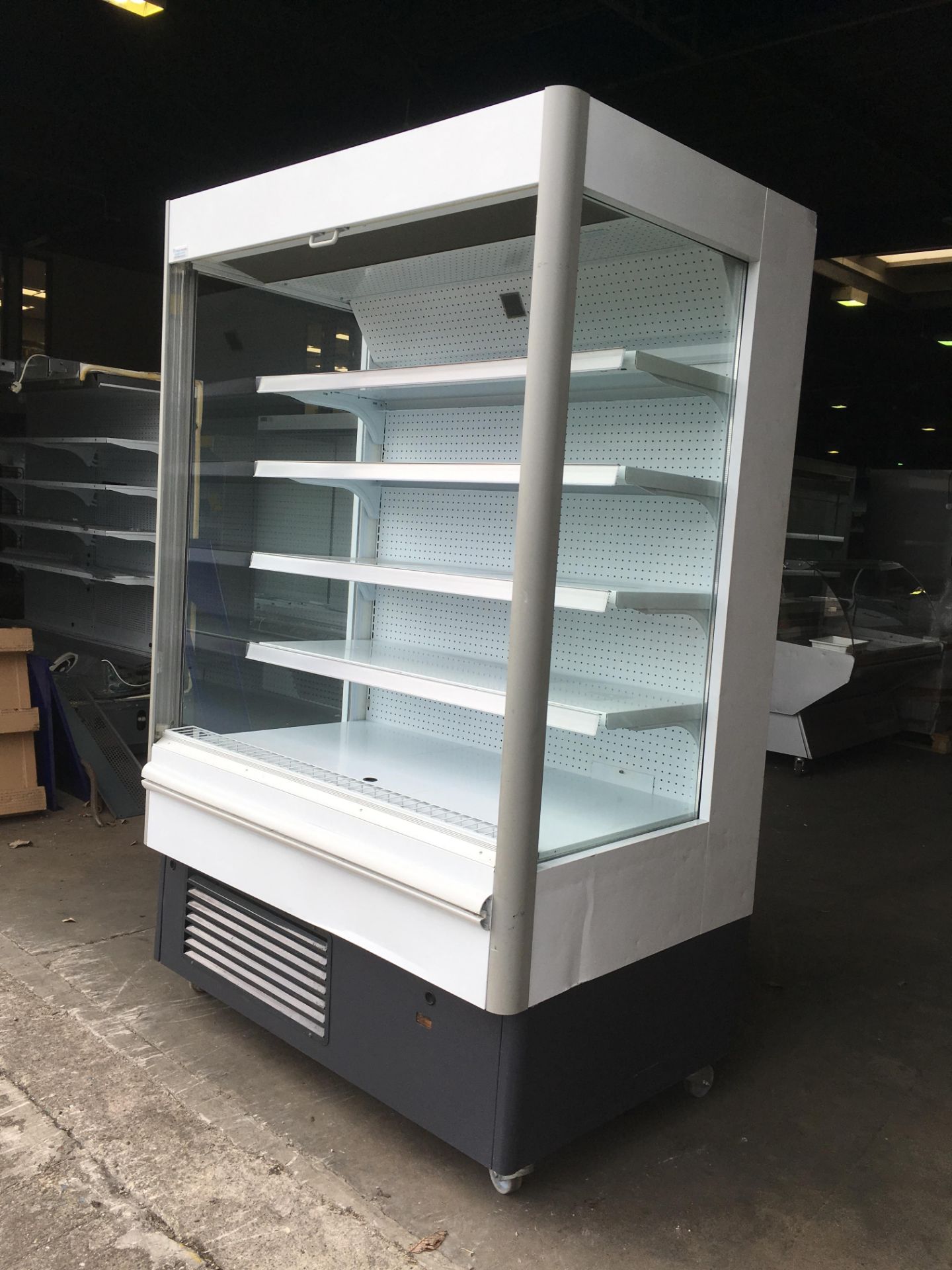 1 X Glacier Multi Deck Display Fridge - 1.3m wide (White colour) - Image 3 of 4