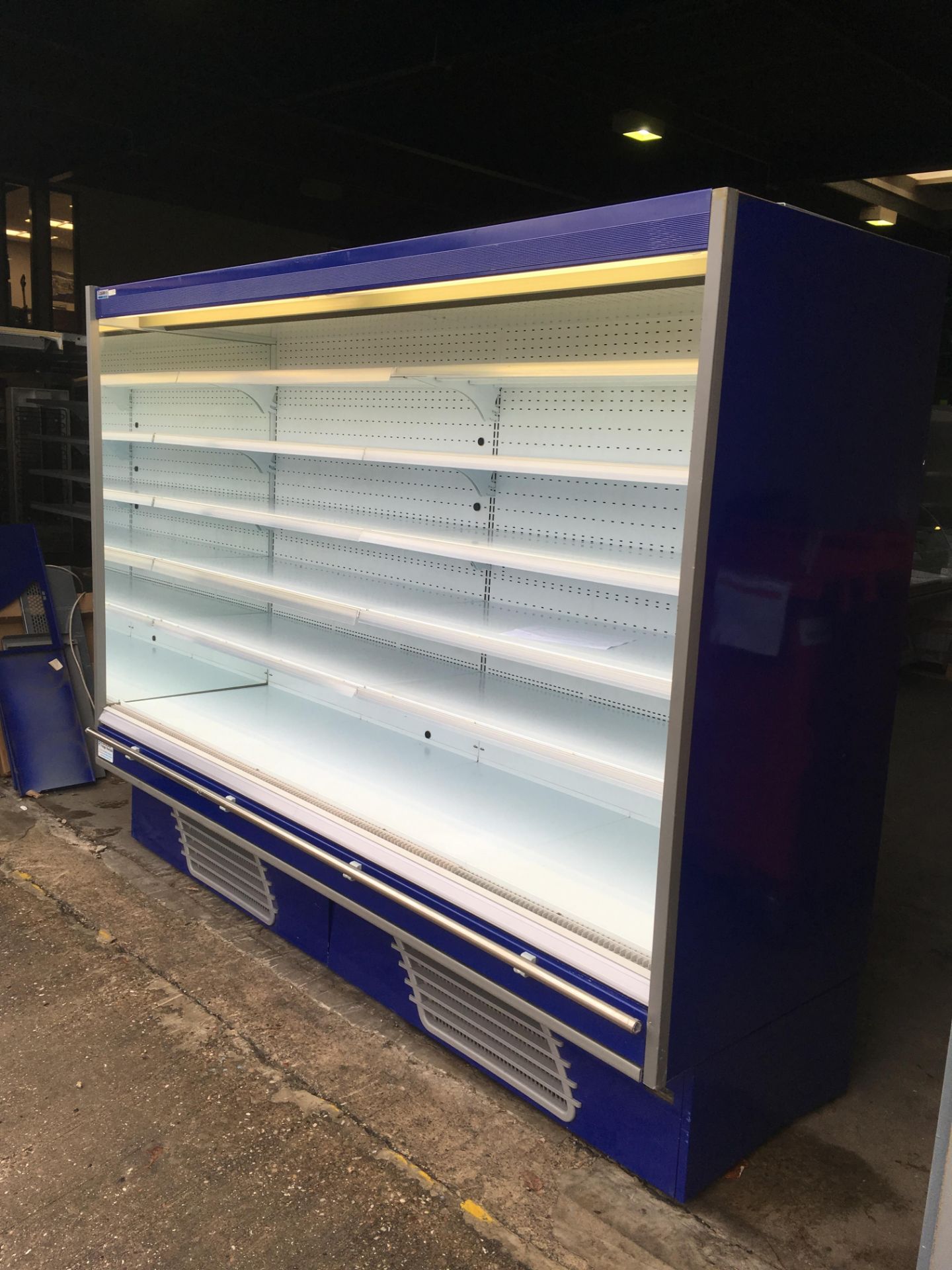 1 X Costan Ouverture Multi Deck Display Fridge - 2.5m wide (Blue colour) - Image 3 of 4