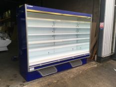 5 X Costan Ouverture Multi Deck Display Fridges - 2.5m wide (Blue colour)