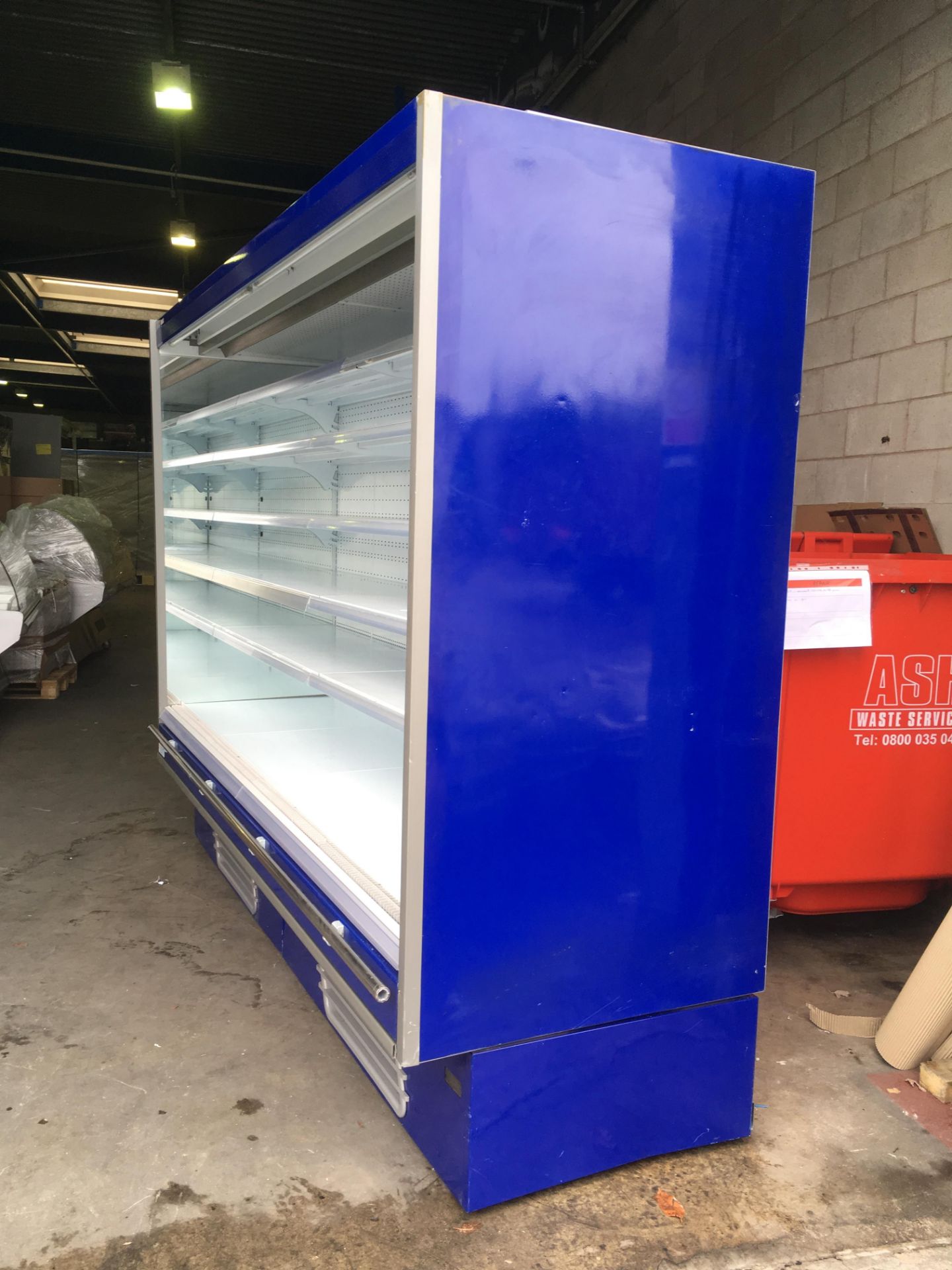 1 X Costan Ouverture Multi Deck Display Fridge - 2.5m wide (Blue colour) - Image 2 of 4