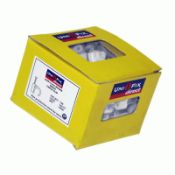 70X Box of 100 Tradefix Round White 4.5mm Cable Clips (7000 clips total)