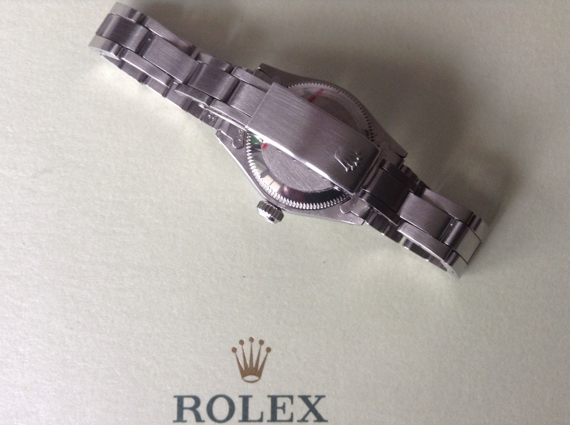 Rolex ladies oyster perpetual date 6516 in stainless steel with oyster bracelet - Image 6 of 6