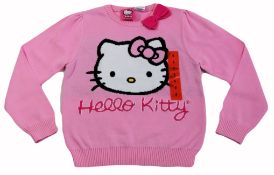 3 x Brand New Girl's Hello Kitty Pink Jumper