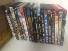 Set of 20 DVD Films Incl Rocky, Matrix And More