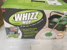 JML Whizz Microfibre Mop and Bucket - Floor Cleaner Spin Mop Bucket Set (Boxed)