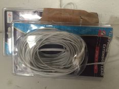 Set of 3 Telephone Extension Leads (Boxed)
