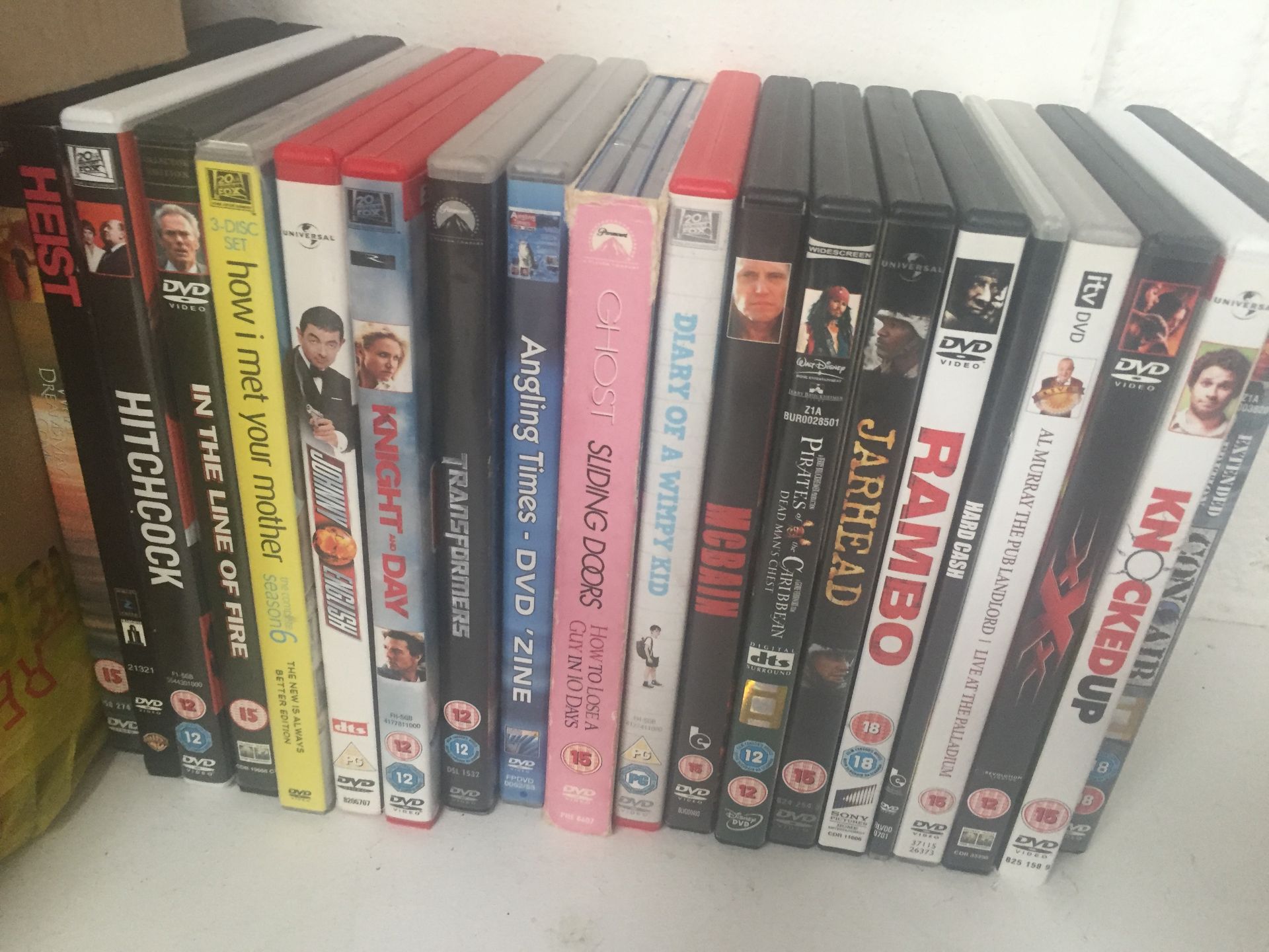 Set of 20 DVD Films Incl Knight Day, Knocked Up And More