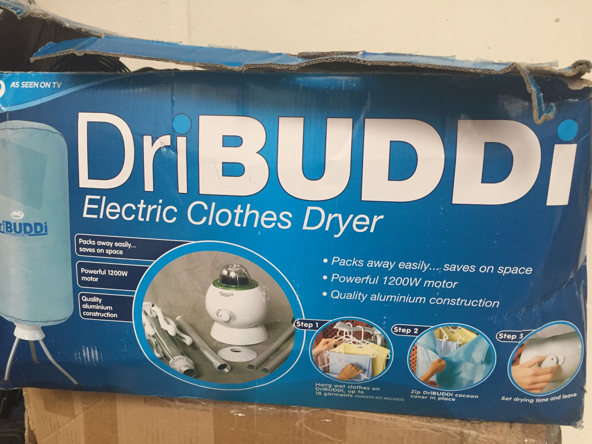 JML DriBUDDi Energy-Efficient Electric Clothes Laundry Dryer Indoor Airer Horse X2