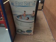 Bestway Fast Set Swimming Pool Round Inflatable 10ft X 30inch With Filter Pump