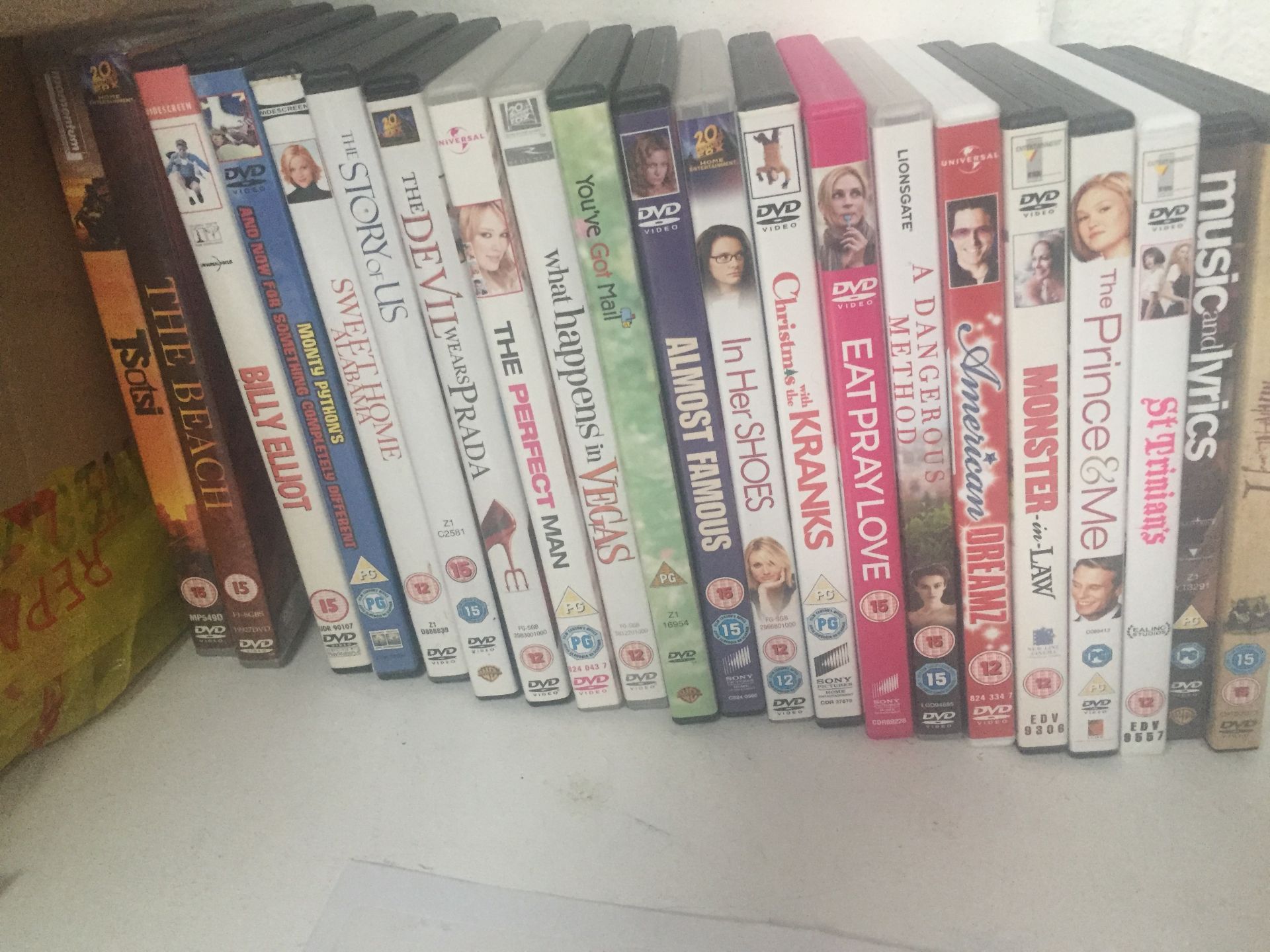 Set of 20 DVD Films Incl The Perfect Man, What Happens In Vegas And More