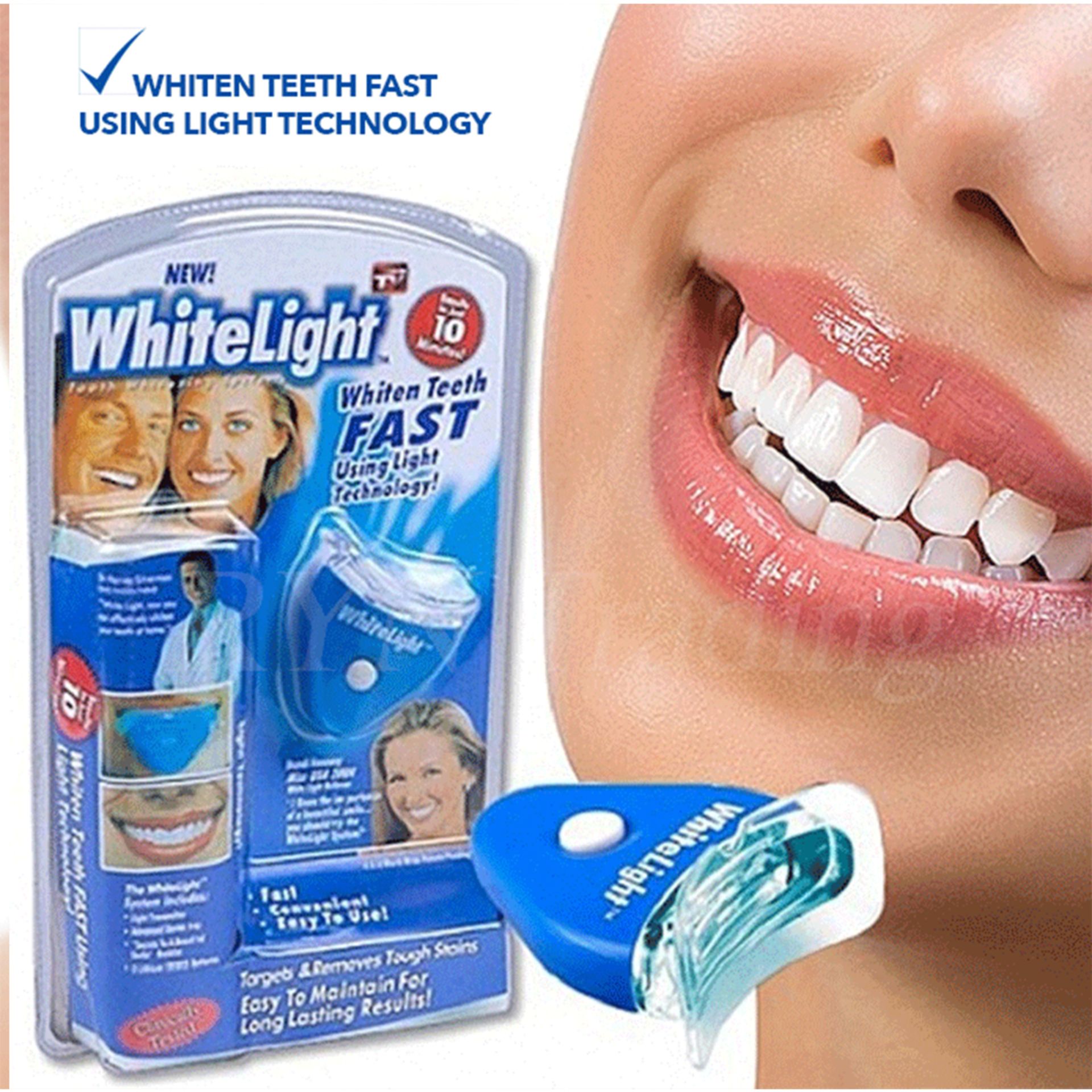 LED White Light Teeth Whitening System Kit Tooth Cleaner Whitelight X5_NEW