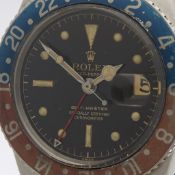 1958, Rolex GMT-Master Pepsi Gloss Gilt 38mm Stainless Steel 6542 - RESERVE LOWERED, 4/9/17 at 16:45