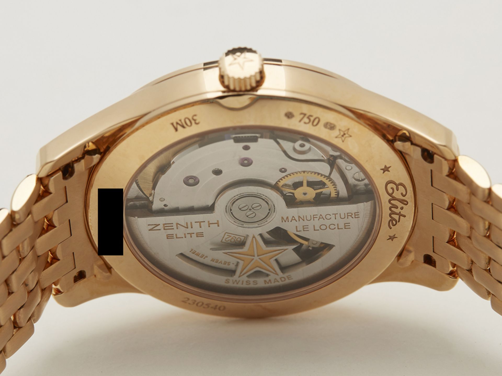 Zenith Heritage Ultra Thin Moonphase 34mm 18k Rose Gold 18.2310.692/95.M2310 - Image 8 of 9