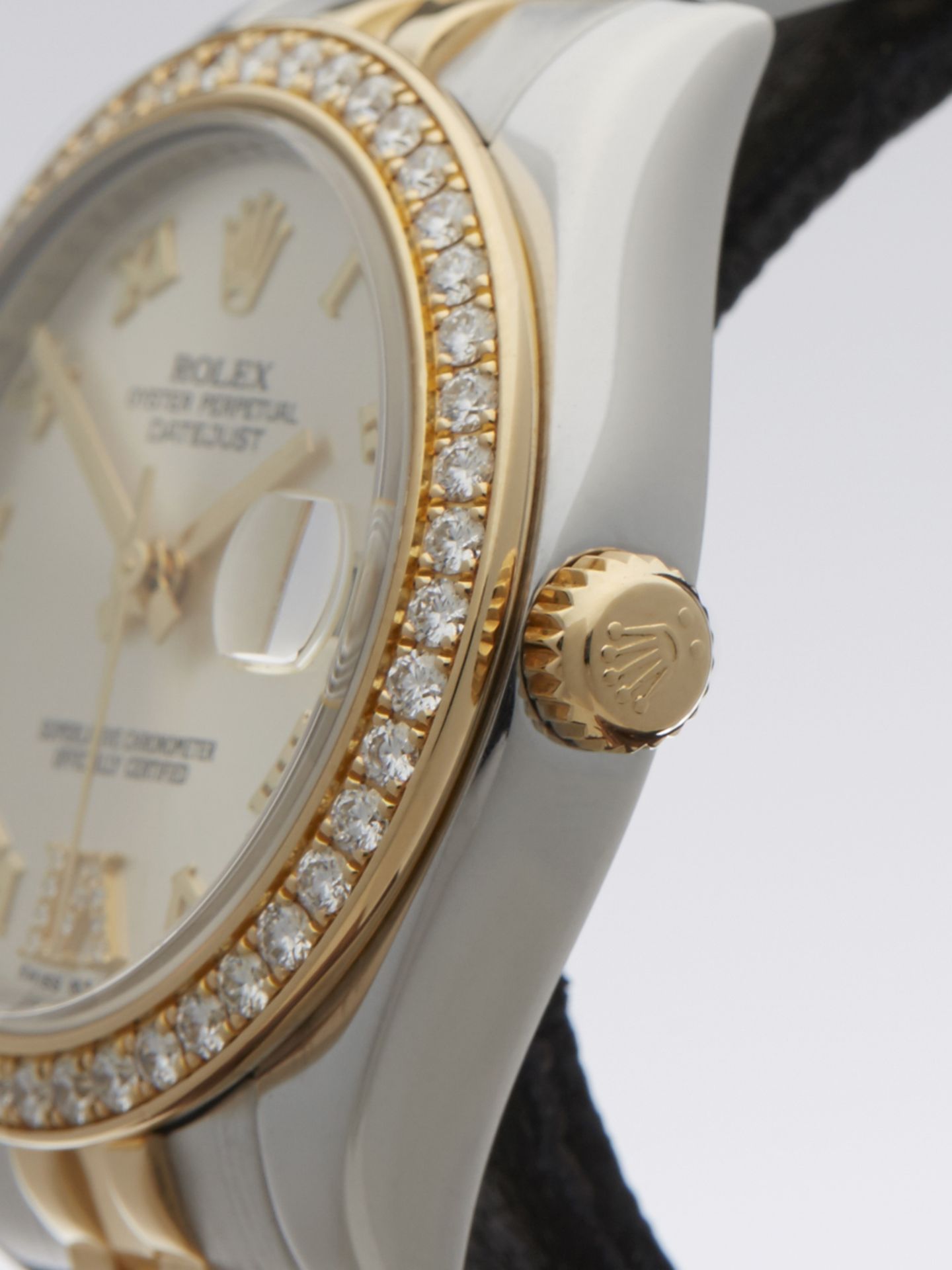Rolex Datejust Original Diamond Bezel and Dial 31mm Stainless Steel/18k Yellow Gold 178383 - Image 4 of 11