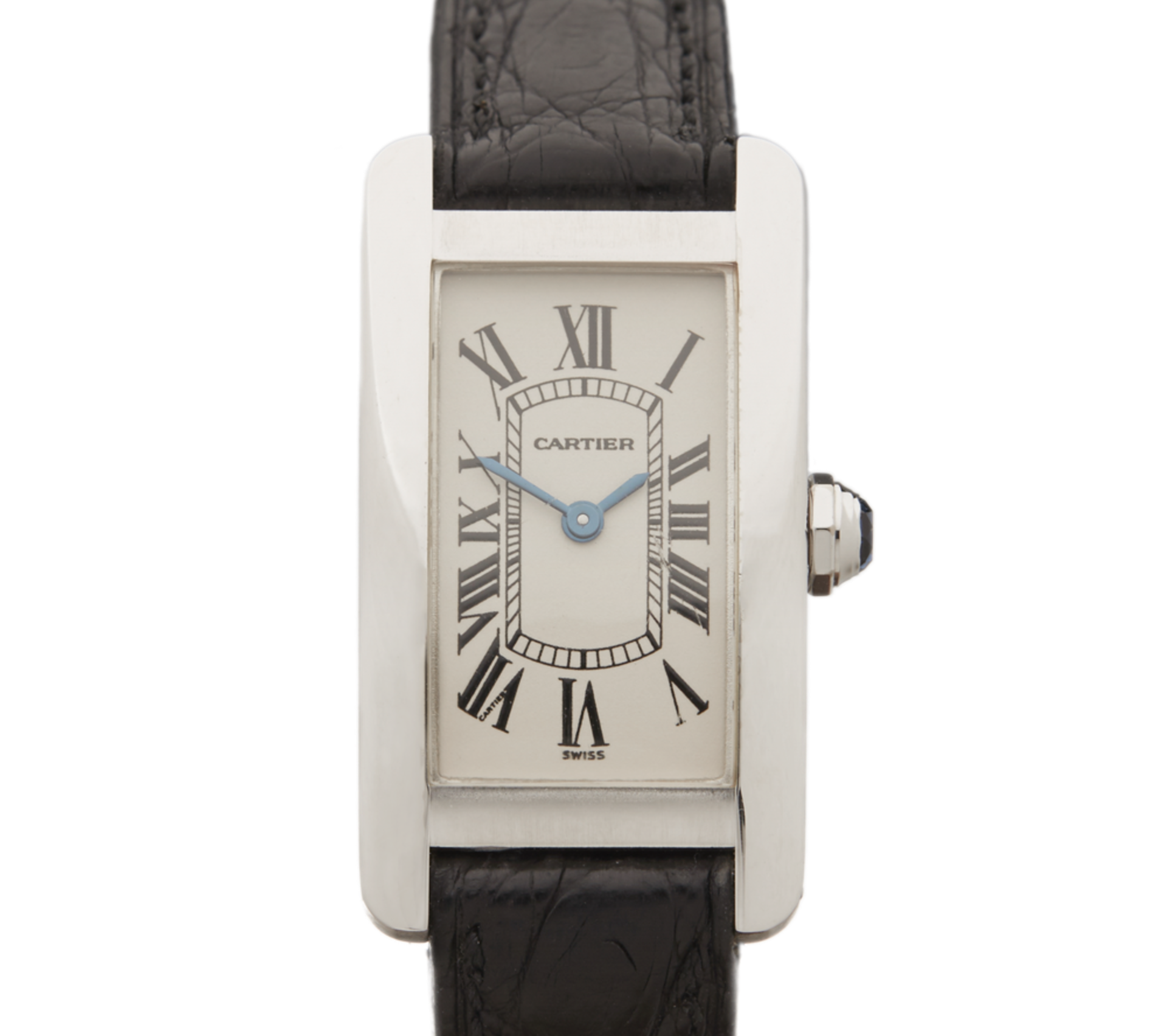 Cartier Tank Americaine 20mm 18k White Gold 1713 - Image 2 of 9