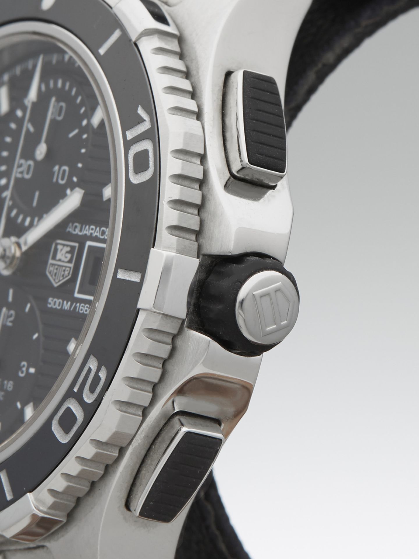 Tag Heuer Aquaracer Chronograph Ceramic 43mm Stainless Steel CAK2110.BA0833 - Image 4 of 9