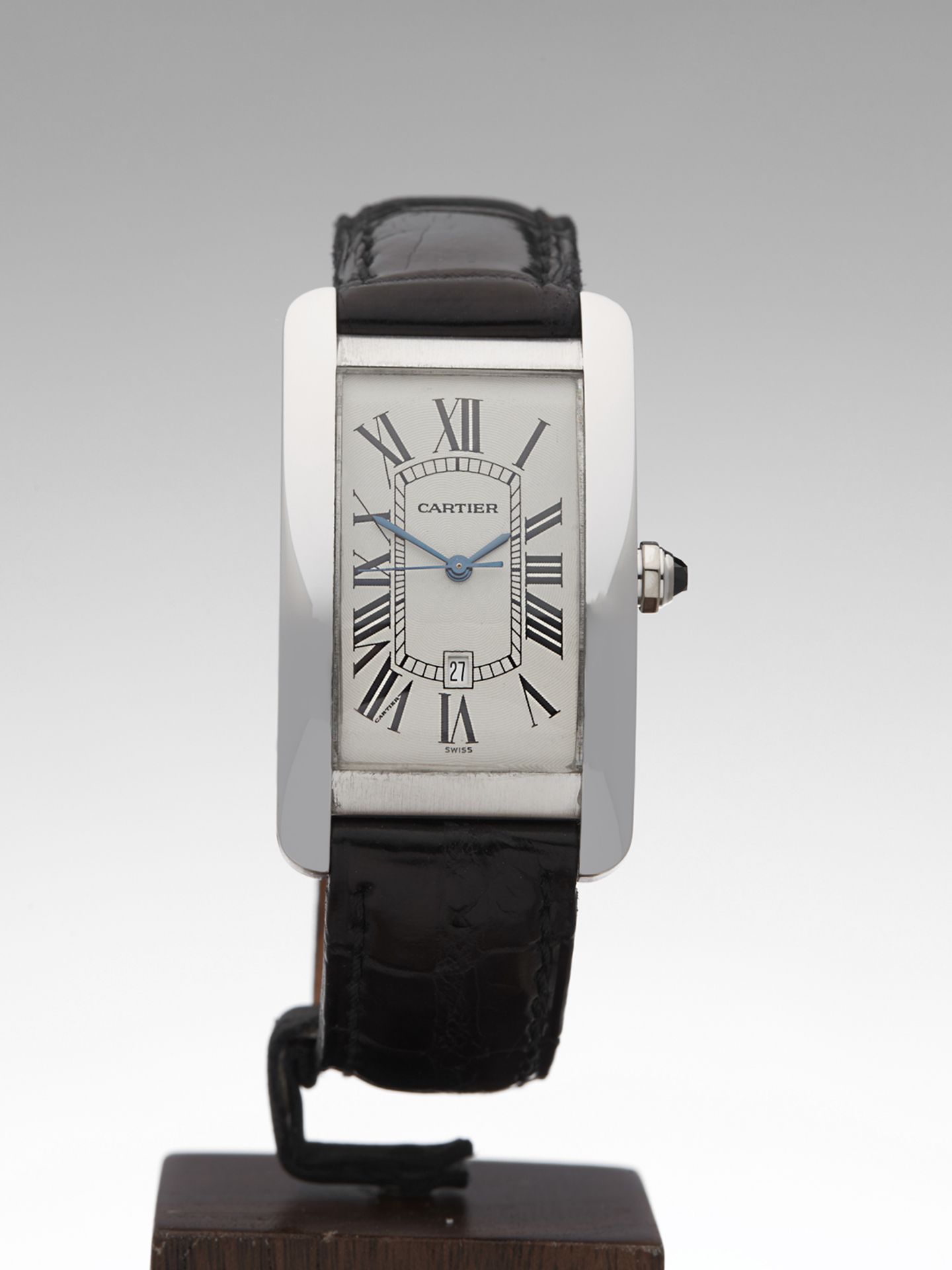 Cartier Tank Americaine 27mm 18k White Gold 1741 - Image 2 of 8
