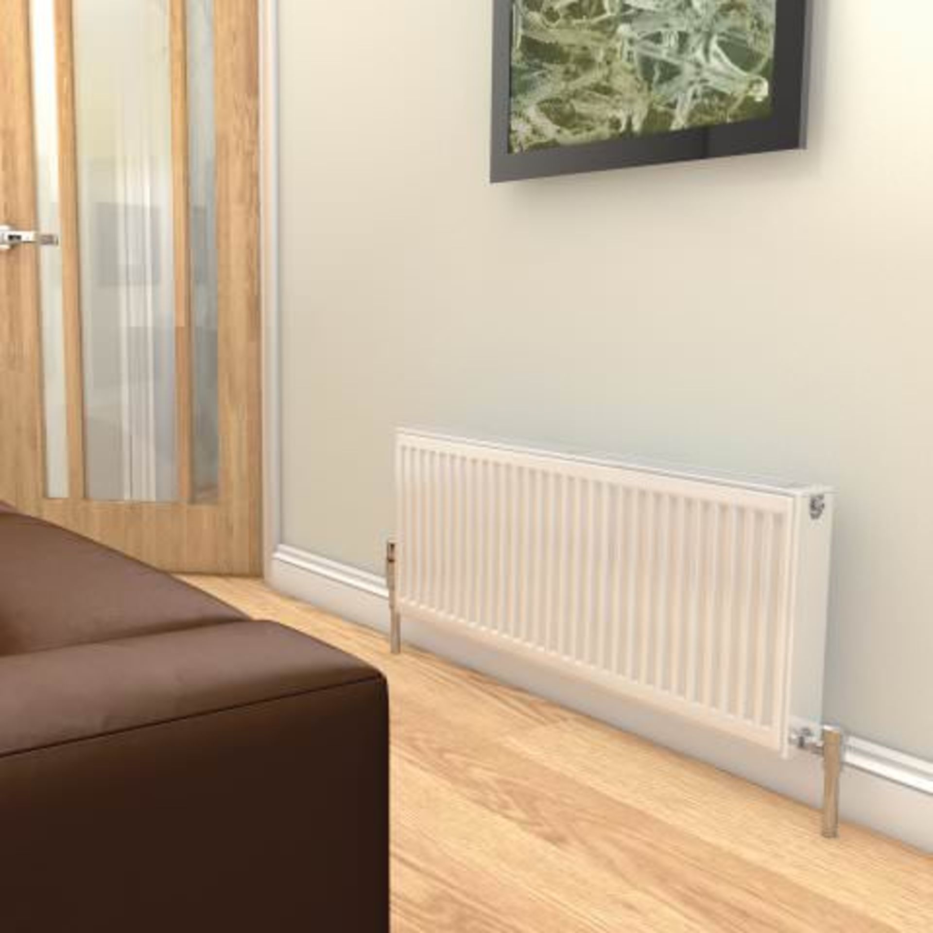 (J22) 600x1100mm White Stelrad Vita Compact Horizontal Radiator K2. RRP £219.99. Our beautifully - Image 4 of 4