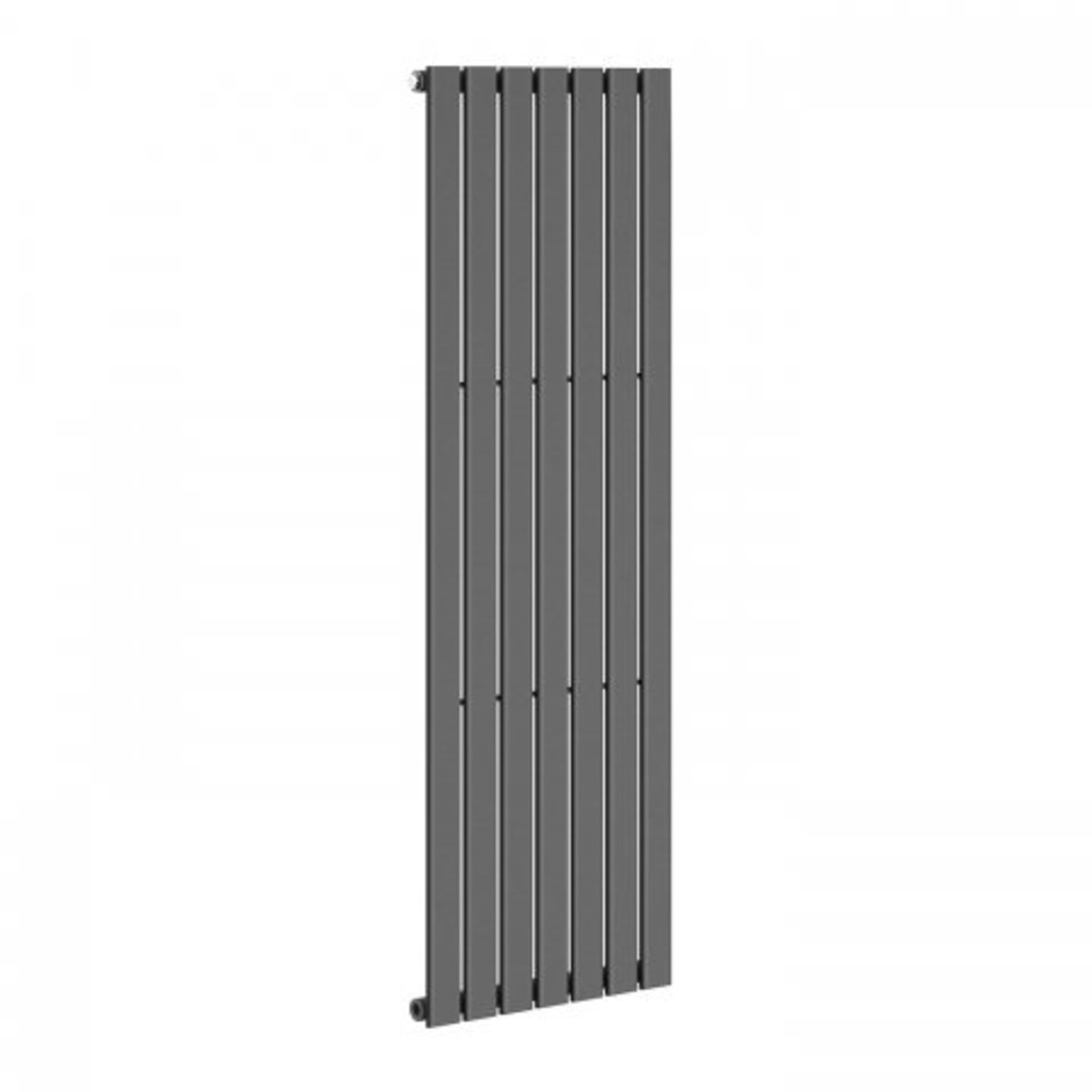 (J26) 1600x532mm Anthracite Single Flat Panel Vertical Radiator. RRP £349.99. Designer Touch Ultra- - Image 4 of 4