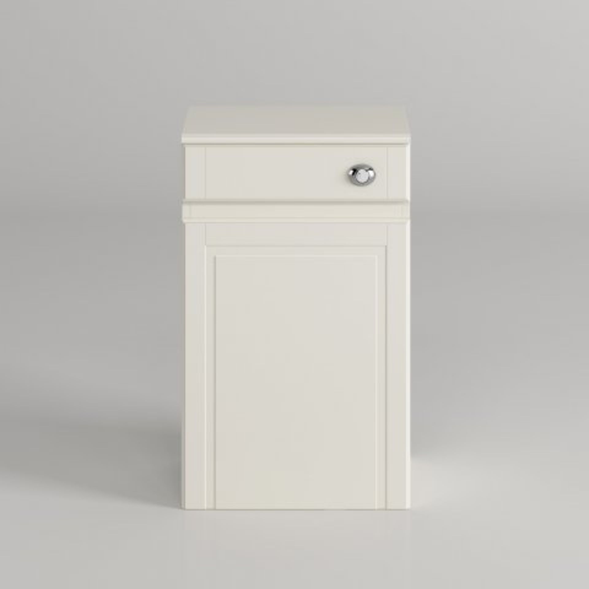 (J43) 500mm Cambridge Clotted Cream Back To Wall Toilet Unit. RRP £299.99. This beautifully produced - Image 4 of 4