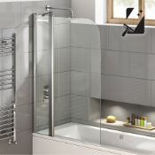 (J33) 1000mm - 6mm - EasyClean Straight Bath Screen. RRP £224.99. The clue is in the name: Easy