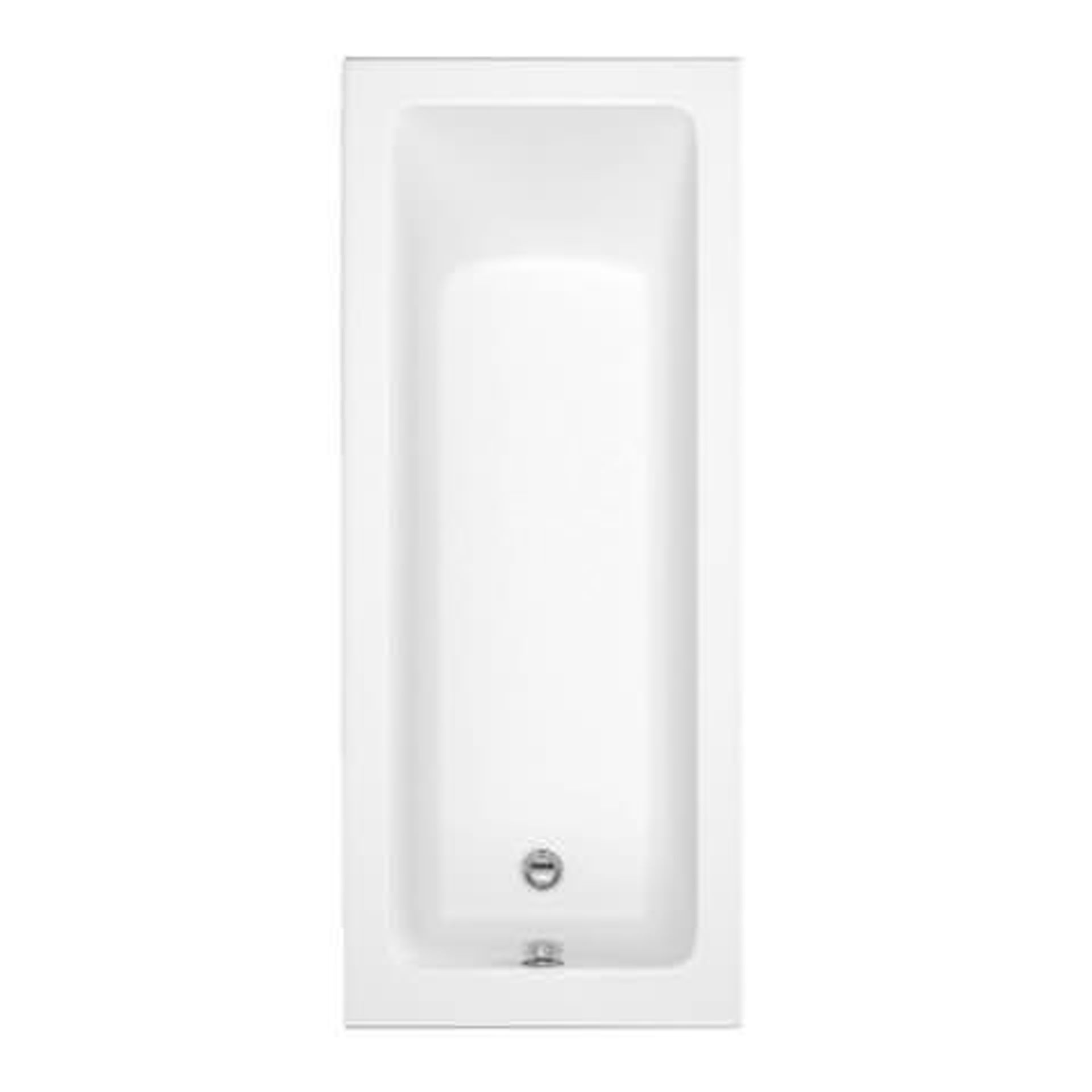 (J216) 1800x800x540mm Square Single Ended Bath. RRP £303.98. This brilliant white straight bath - Image 2 of 2